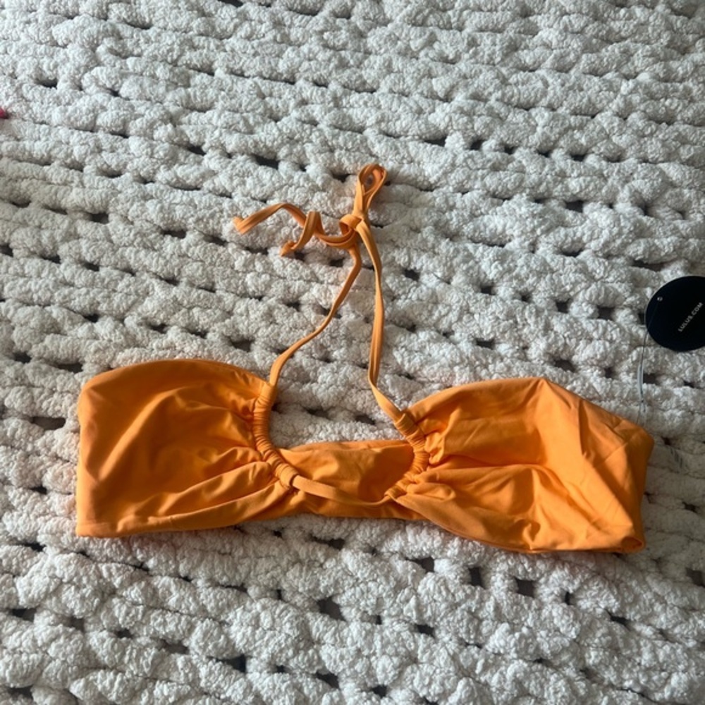 Lulus orange bikini top